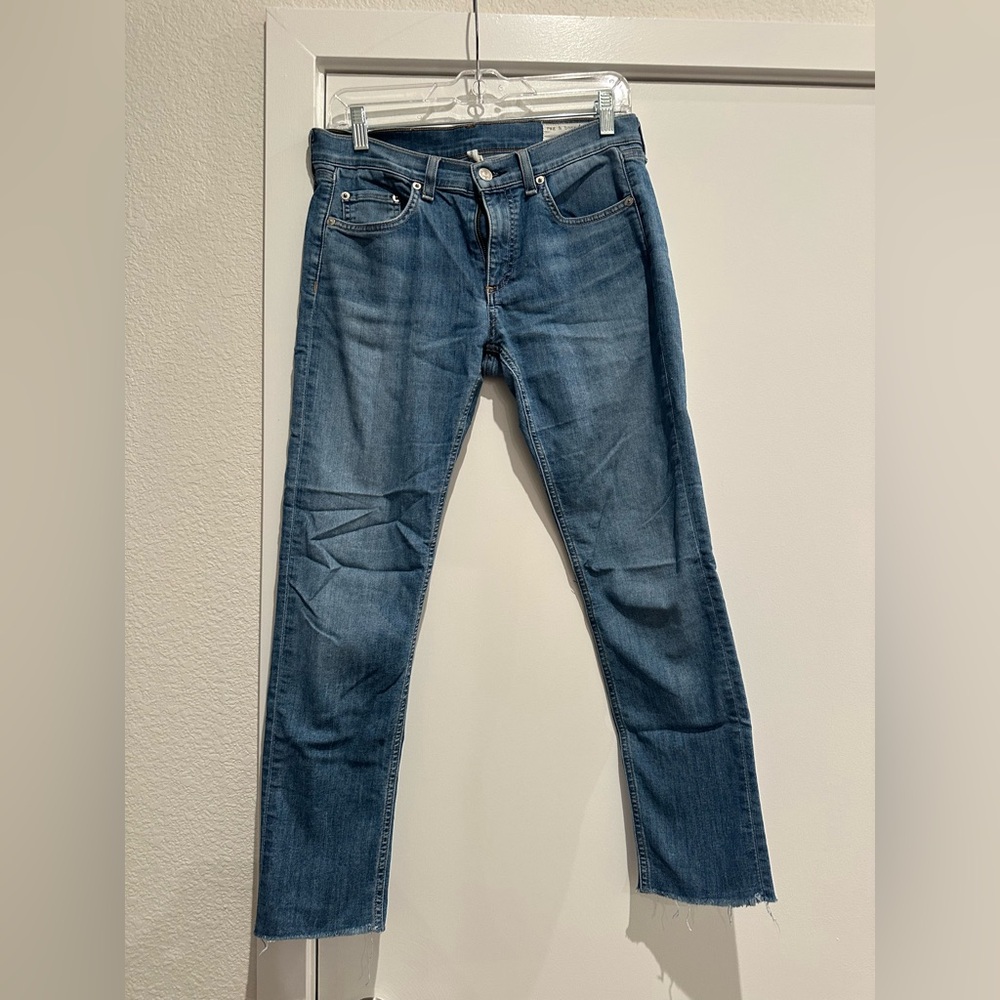 rag & bone Slim Fit Denim Blue Jeans